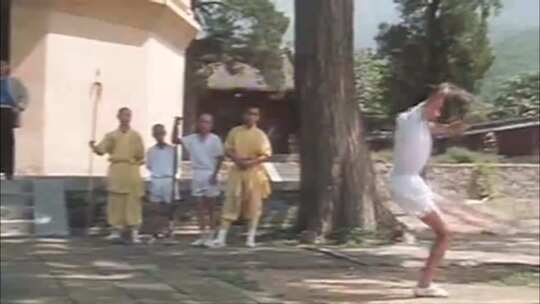80年代少林寺 武僧视频素材模板下载