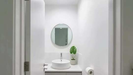 简约现代风格卫生间洗手台