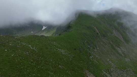 风景，喀尔巴布韦山脉，雾，山脉