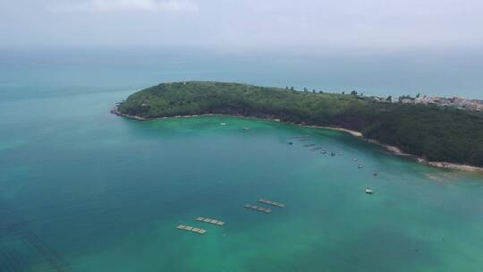 广西北海涠洲岛海滨海景自然风光航拍