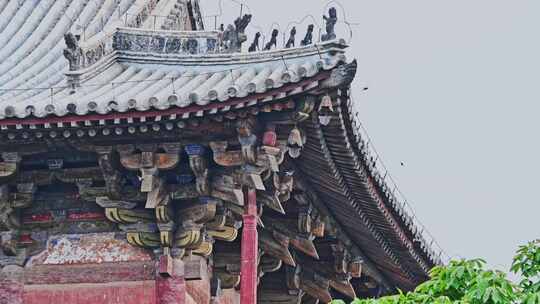 天津蓟县独乐寺观音阁寺庙木构古建筑