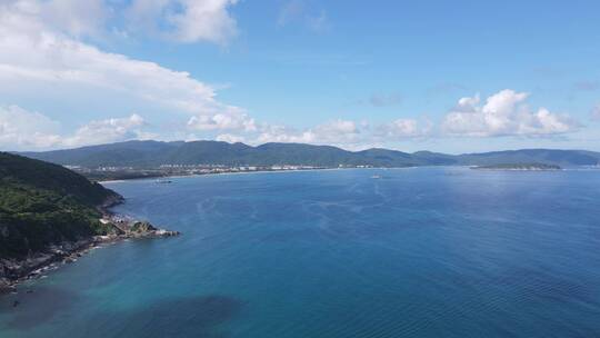 三亚亚龙湾最美太阳湾公路湾区风景无修底片