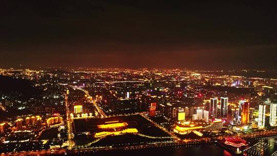 【原创4K】厦门城市高空航拍夜景