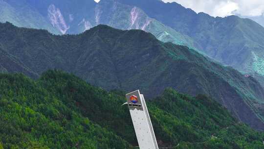 4K航拍四川雅安市牛背山云海