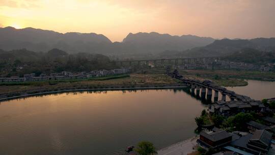 重庆山水黔江濯水古镇5A景区