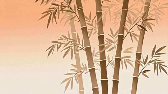 竹林古风背景素材