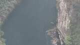 广西河池小三峡景区航拍高清在线视频素材下载
