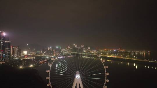 深圳欢乐港湾摩天轮夜景