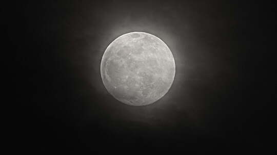 长焦镜头超级月亮超大月球