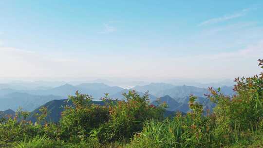 杭州临安大明山牵牛岗群山风景