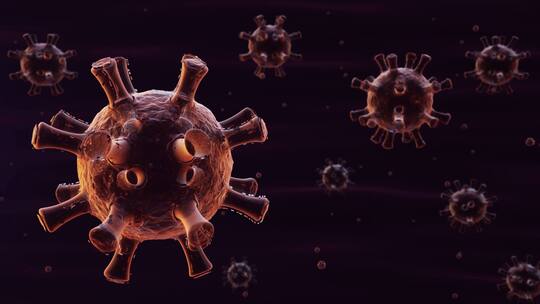 新型冠状病毒背景素材