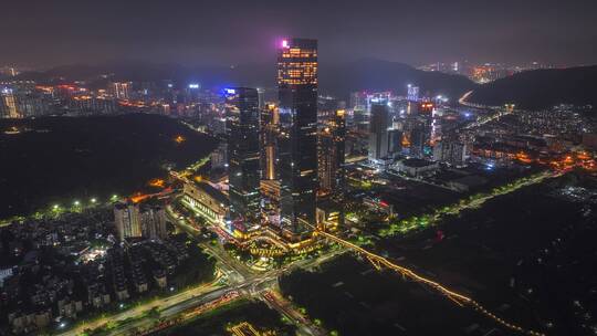 【正版5K素材】深圳深业上城夜景延时3视频素材模板下载
