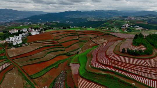 云南东川红土地航拍