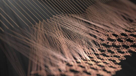 纺织编织视频素材