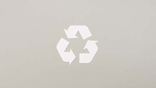 环境保护 回收 再利用标识视频素材模板下载