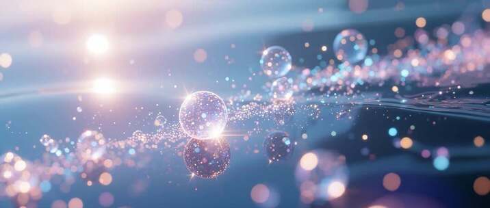 闪烁粒子特效背景