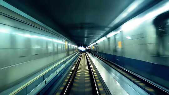 合集地铁隧道快速穿梭