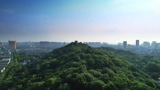 绍兴市府山公园视频素材模板下载