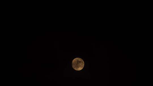 月亮延时中秋节月亮实拍视频夜晚月亮升起