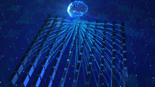 人工智能大数据服务器机房数据上传大脑云端