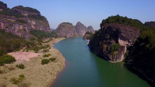 龙虎山航拍风景