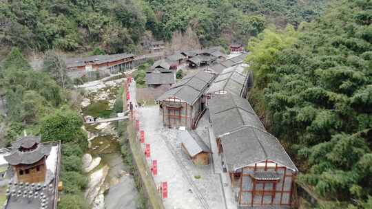 德夯大峡谷无人机航拍矮寨奇观旅游景区5A