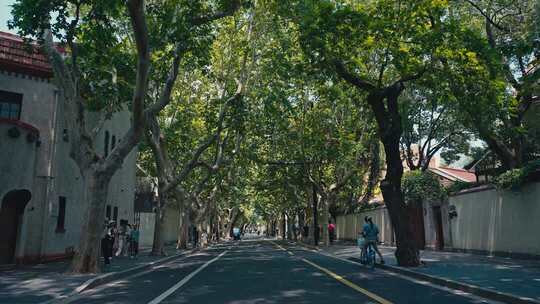 上海武康路人文街景