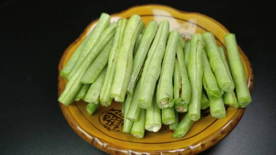 新鲜长豆角豇豆4K食品