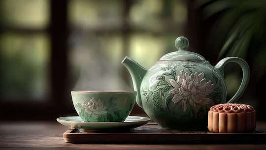 中秋茶叙赏月圆人团圆