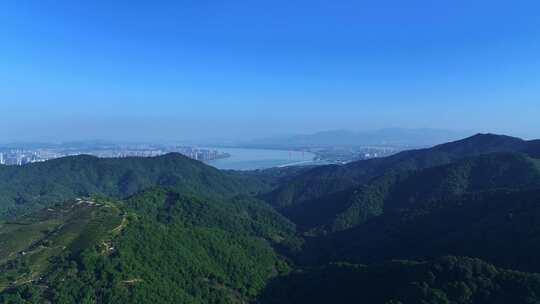 浙江杭州西湖西湖风景名胜区龙井村航拍4