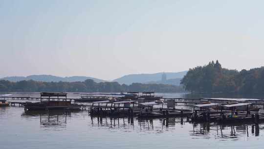 杭州西湖秋天风景