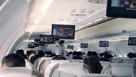 两组机舱内视频素材视频素材模板下载