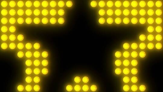 4k大屏幕黄色灯光闪烁动态VJ循环背景素材3