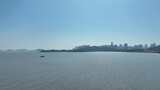 珠海海岸线航拍海滨城市海岸海边风光风景高清在线视频素材下载