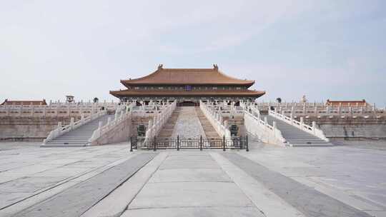 北京故宫太和殿视频素材模板下载