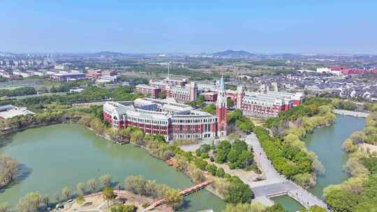 华东政法大学 松江大学城 最美大学航拍