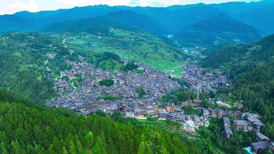 贵州黔东南西江千户苗寨航拍（合集）