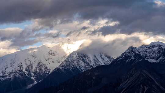 川西雪山延时合集