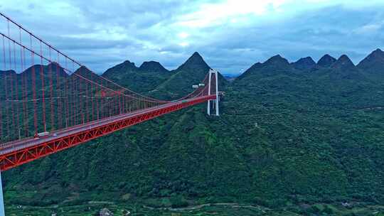 贵州坝陵河大桥航拍