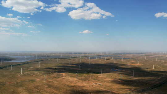 风电风力发电风车绿色新能源环保风能典礼视频素材模板下载