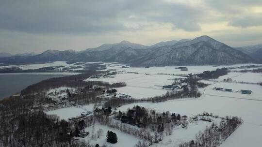 原创 日本北海道雪原自然风光航拍