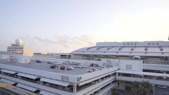 【空镜】4K旅行旅拍冲绳那霸机场空港停车场