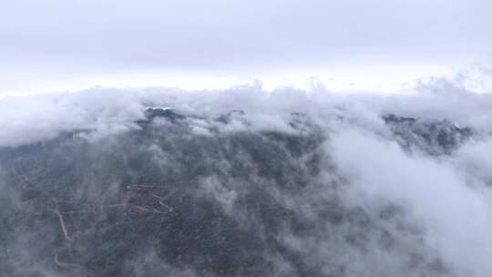 秤架山水风光延时素材