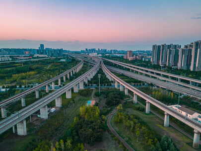 郑州立交城市延时