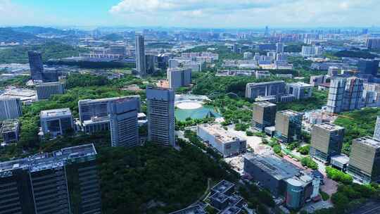 广东黄埔科学城周边航拍