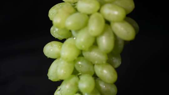 绿葡萄微距特写