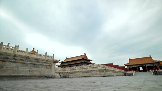 北京故宫太和殿广场