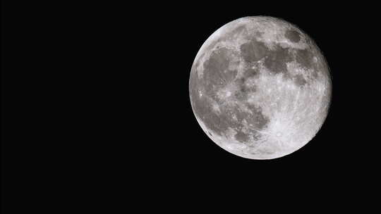 超级月亮满月球视频素材模板下载