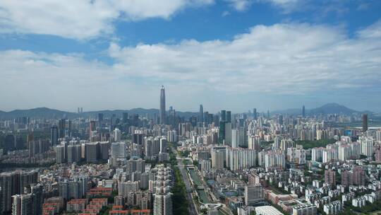 深圳城市大景航拍