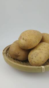 农家新鲜土豆有机食材马铃薯4k视频
